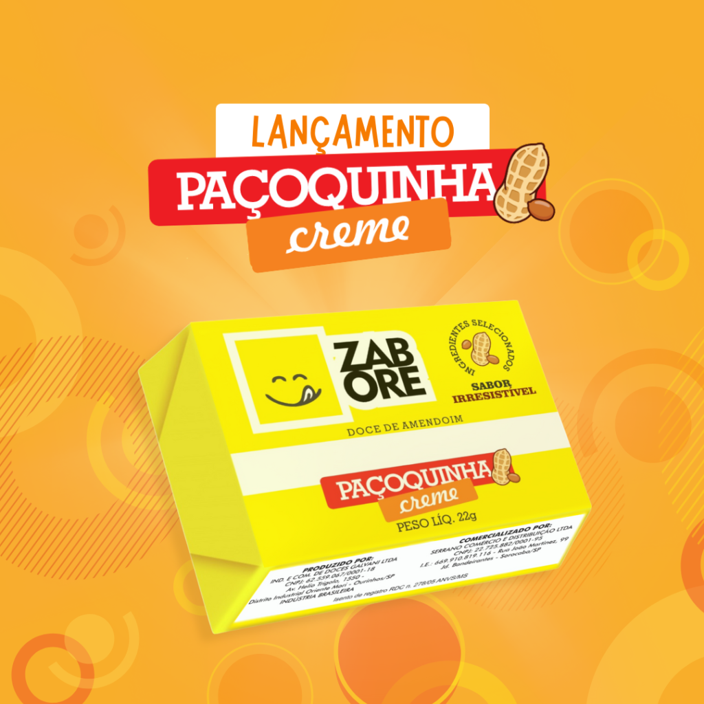 ICONE NOVIDADES ZABORE - paçoquinha